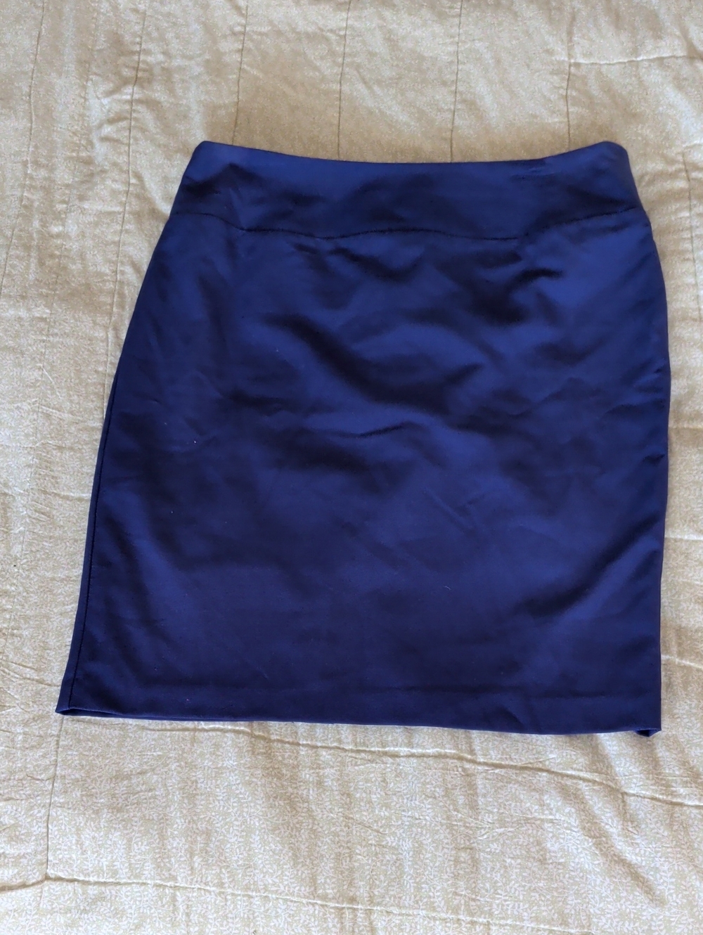 Alfani Navy Stretch Pencil Skirt